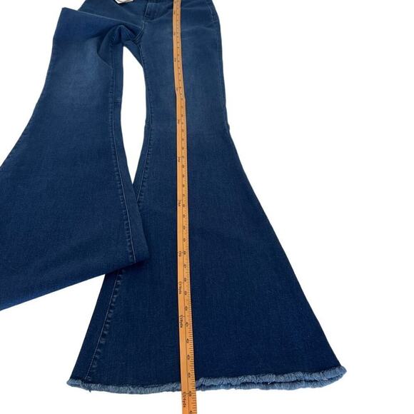 Chelsea & Violet Dark Blue, High Waisted, Extreme Flare, Jeans NWT- 26 - Picture 8 of 8